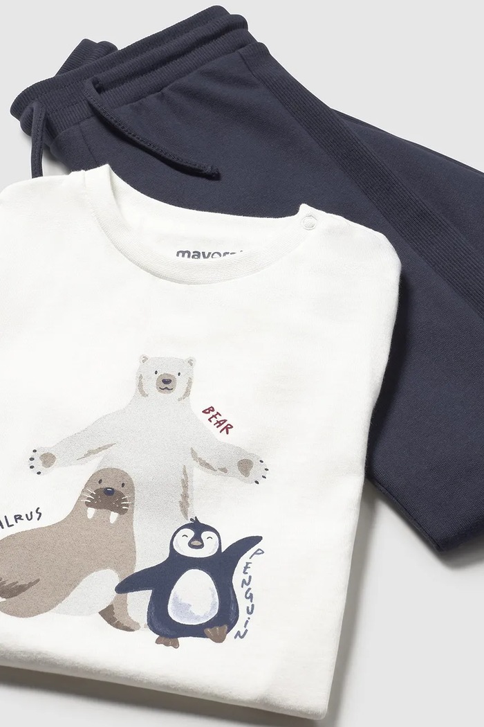 Детский спортивный костюм Mayoral тёмно-синий 2840.3E.Baby.9BYA