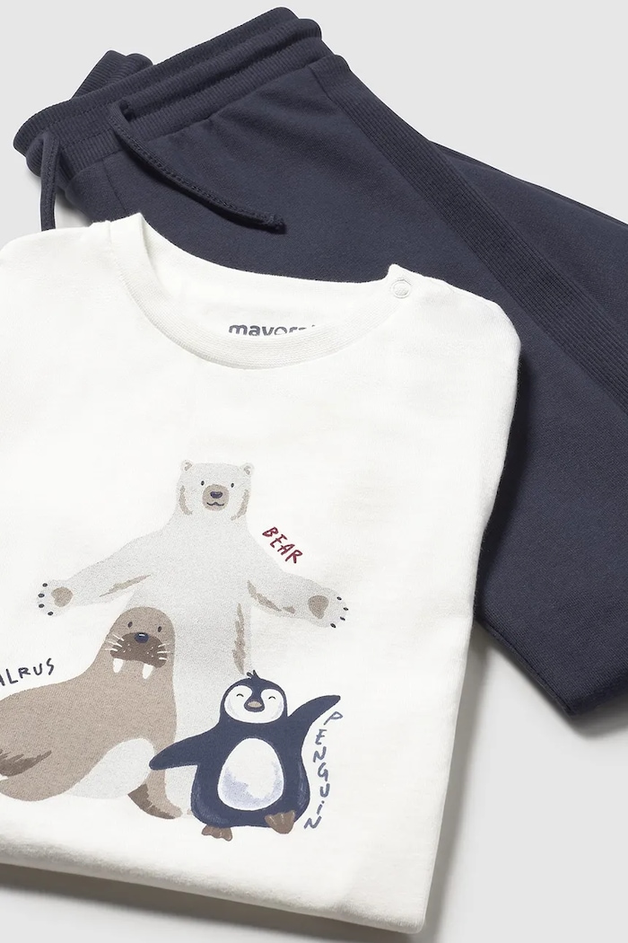 Детский спортивный костюм Mayoral тёмно-синий 2840.3E.Baby.9BYA
