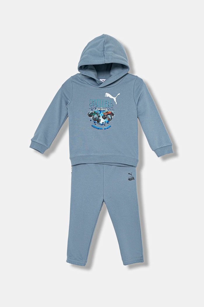 Puma dres dziecięcy PUMA X HOT WHEELS MINICATS Loungewear Set INF TR dzianina niebieski 632399