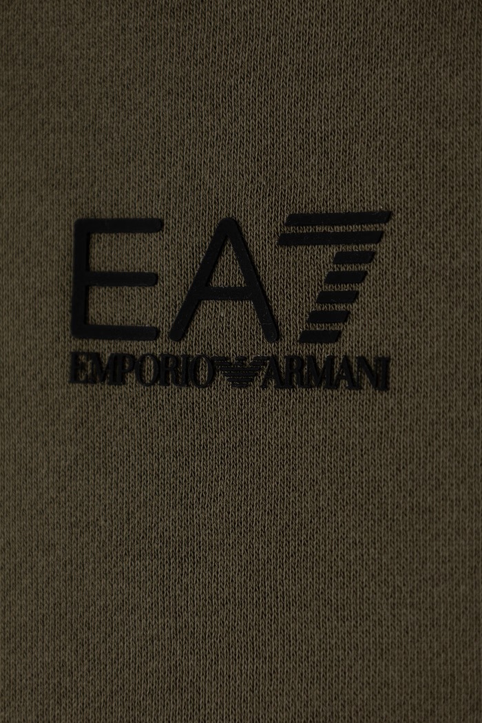 Komplet dresowy dziecięcy z bawełną EA7 Emporio Armani 7B000164.AF10368 zielony