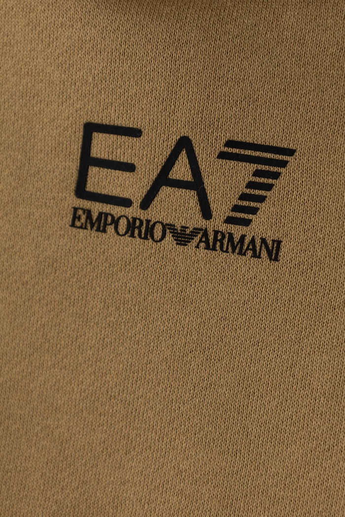 Chłopiec EA7 Emporio Armani Komplet dresowy dziecięcy z bawełną 7B000164.AF10368 zielony