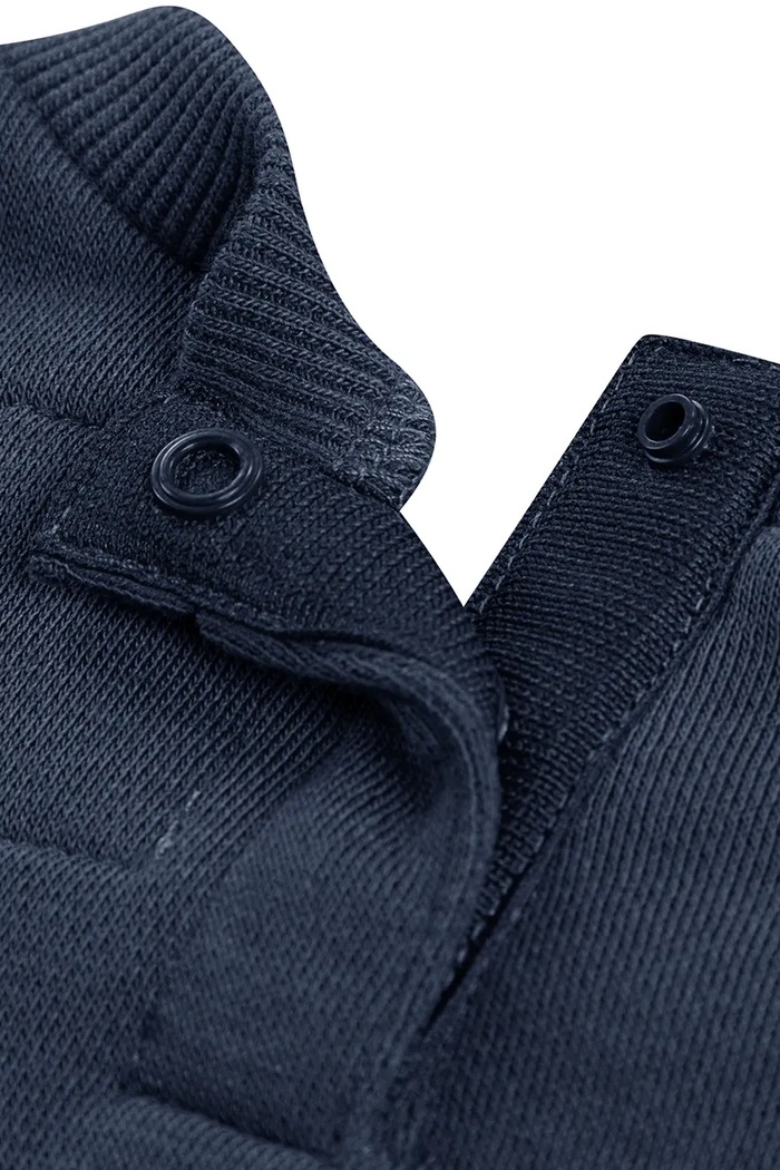 Chłopiec Levi's komplet dresowy niemowlęcy HOODIE & JOGGER SET 6EP012 granatowy
