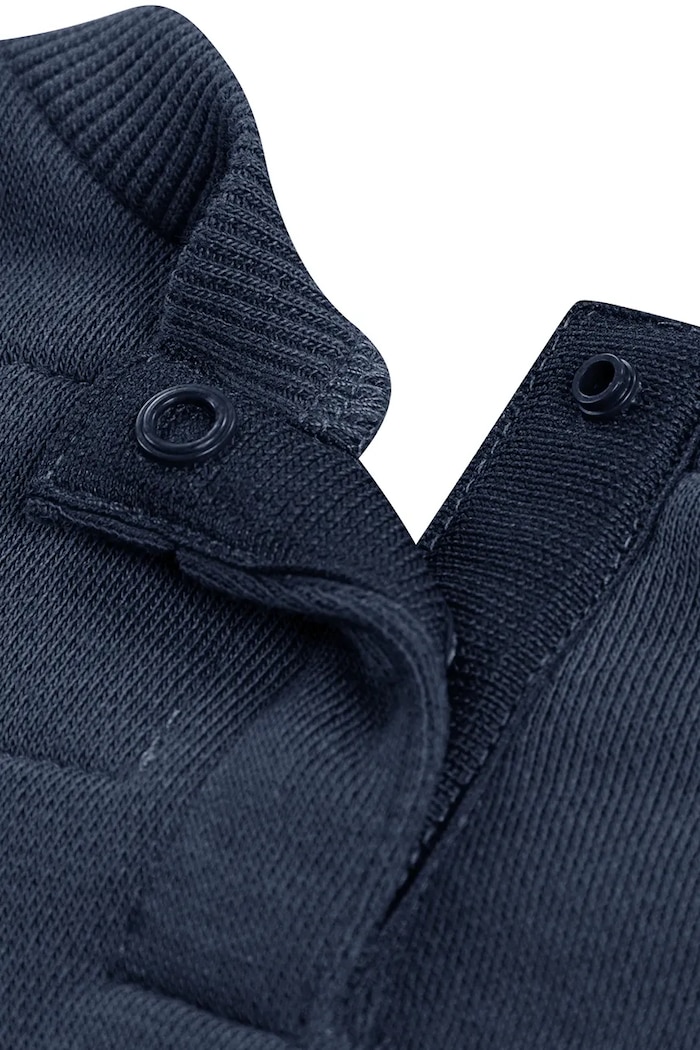 Chłopiec Levi's komplet dresowy niemowlęcy HOODIE & JOGGER SET 6EP012 granatowy