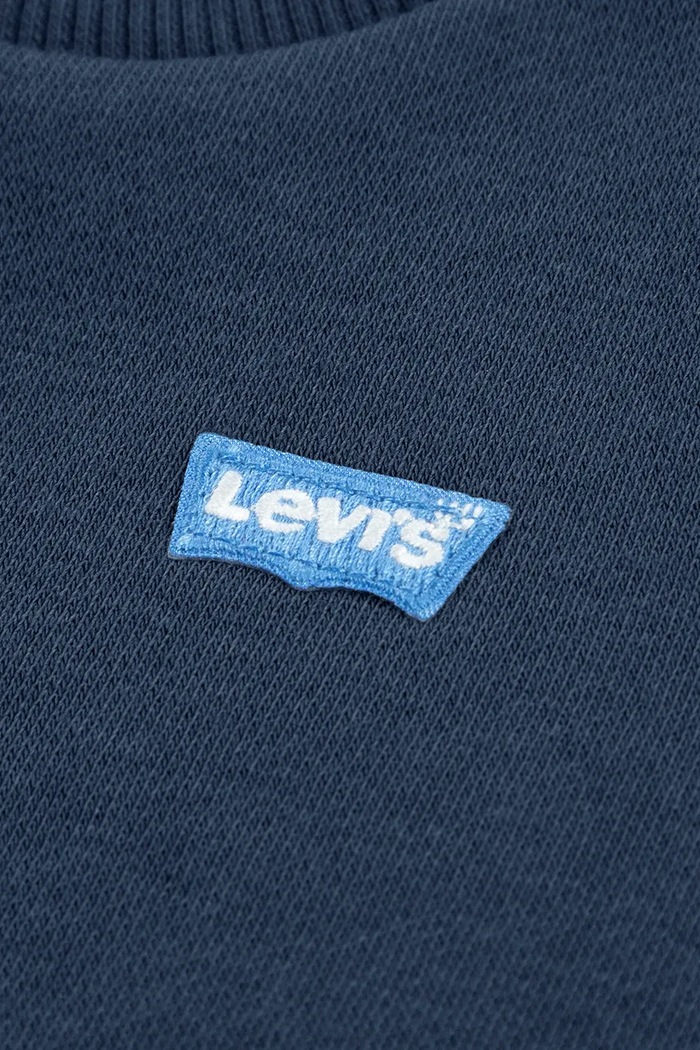 Levi's komplet dresowy niemowlęcy HOODIE & JOGGER SET granatowy 6EP012