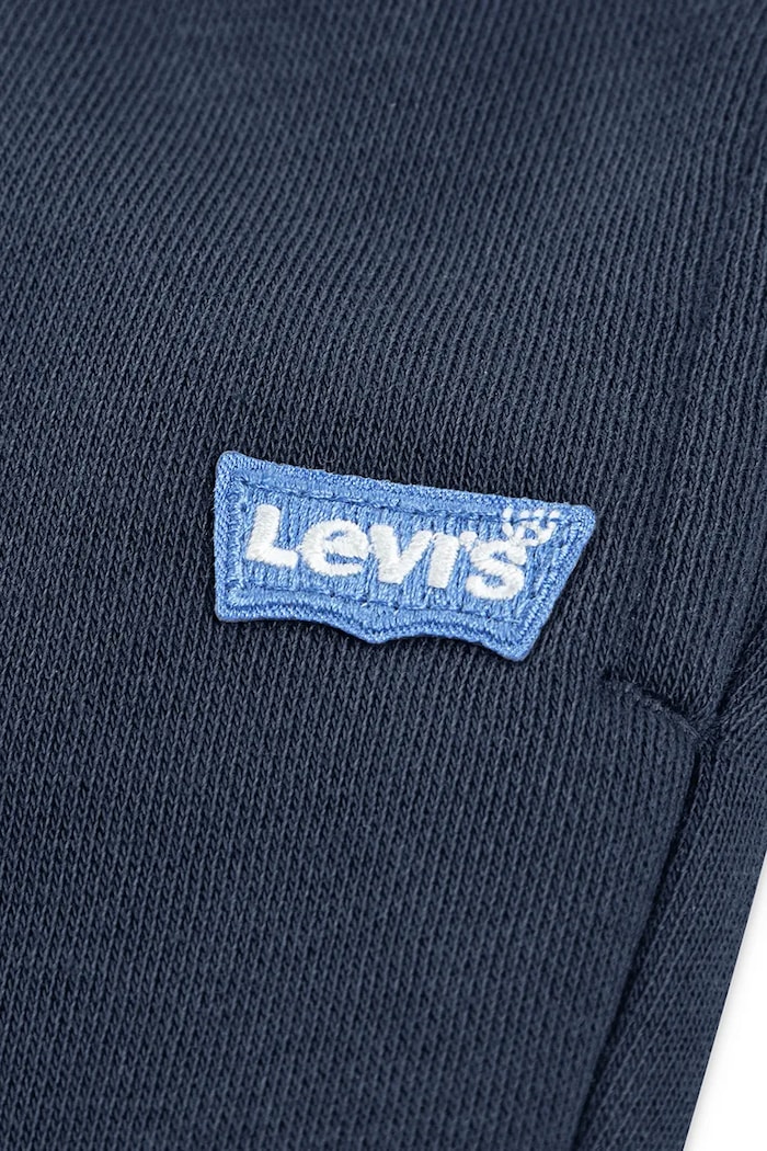 Levi's komplet dresowy niemowlęcy HOODIE & JOGGER SET 6EP012 granatowy
