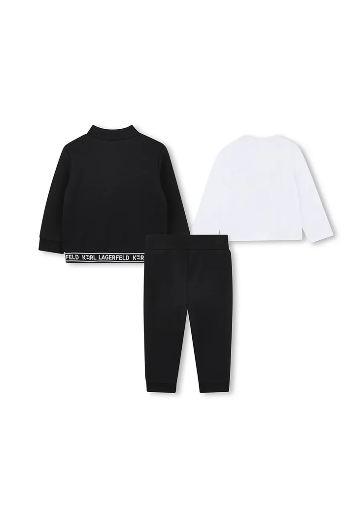 Kojenecká tepláková souprava Karl Lagerfeld Z30658.86.108 černá AW25