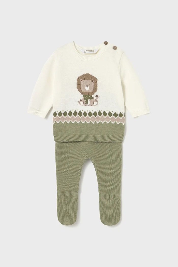 Sada pre bábätká Mayoral Newborn 2563.1B.Newborn.9BYA zelená AW25