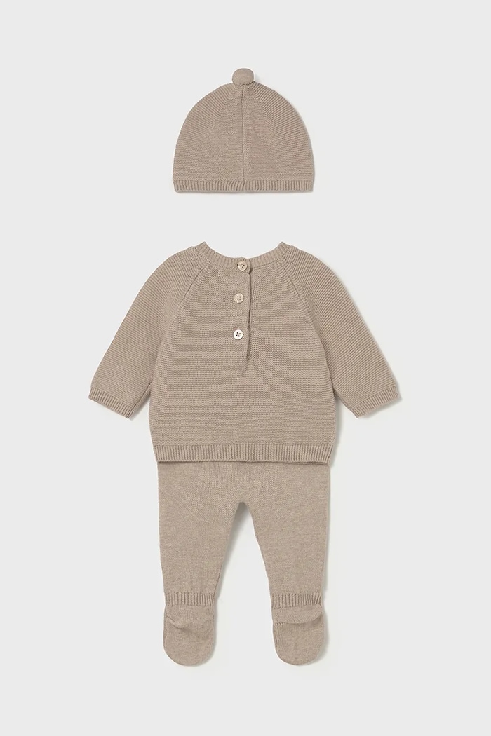 Sada pre bábätká Mayoral Newborn 3-pak 2564.1C.Newborn.9BYA hnedá AW25
