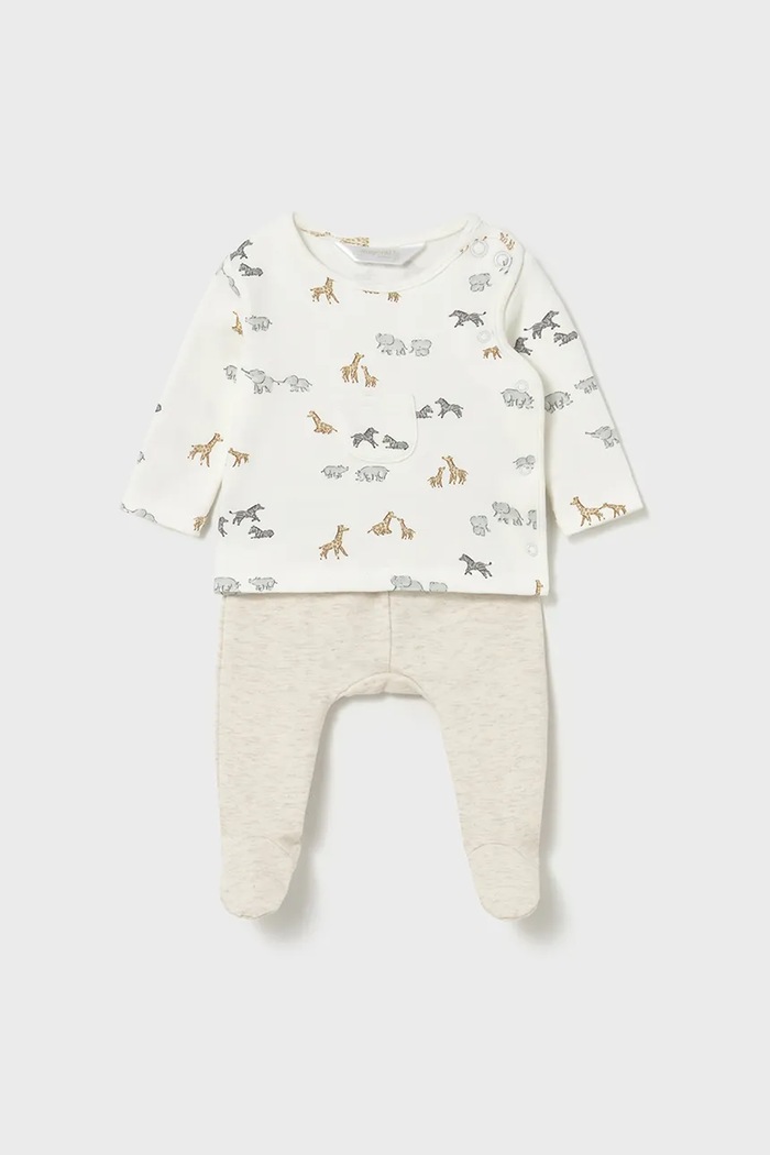 Mayoral Newborn compleu bebe 2-pack tricotaj bej 2567.1G.Newborn.9BYA