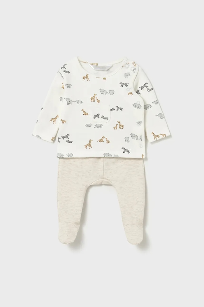 Mayoral Newborn compleu bebe 2-pack tricotaj bej 2567.1G.Newborn.9BYA