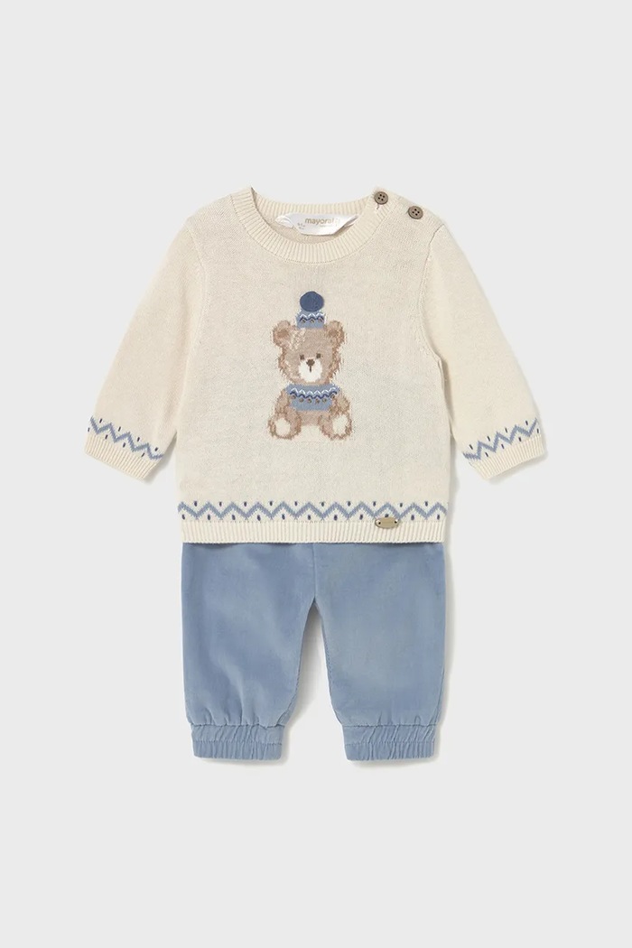 Mayoral Newborn compleu bebe 2580.1K.Newborn.9BYA albastru AW25