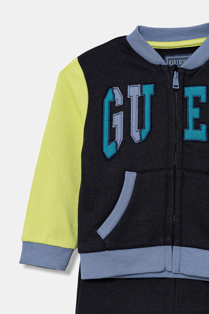 Chłopiec Guess dres bawełniany niemowlęcy 2-pack I5BG11.KAD74.9BYA granatowy