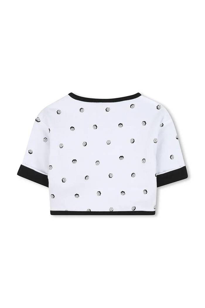 Set pentru bebeluși din bumbac cu două fețe BOSS J52491 negru