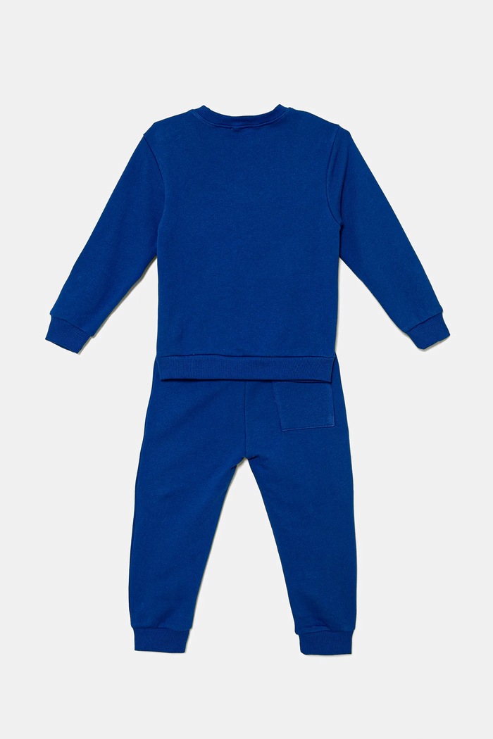 Παιδική βαμβακερή αθλητική φόρμα United Colors of Benetton 3J68GK00S.P.seasonal μπλε AW25