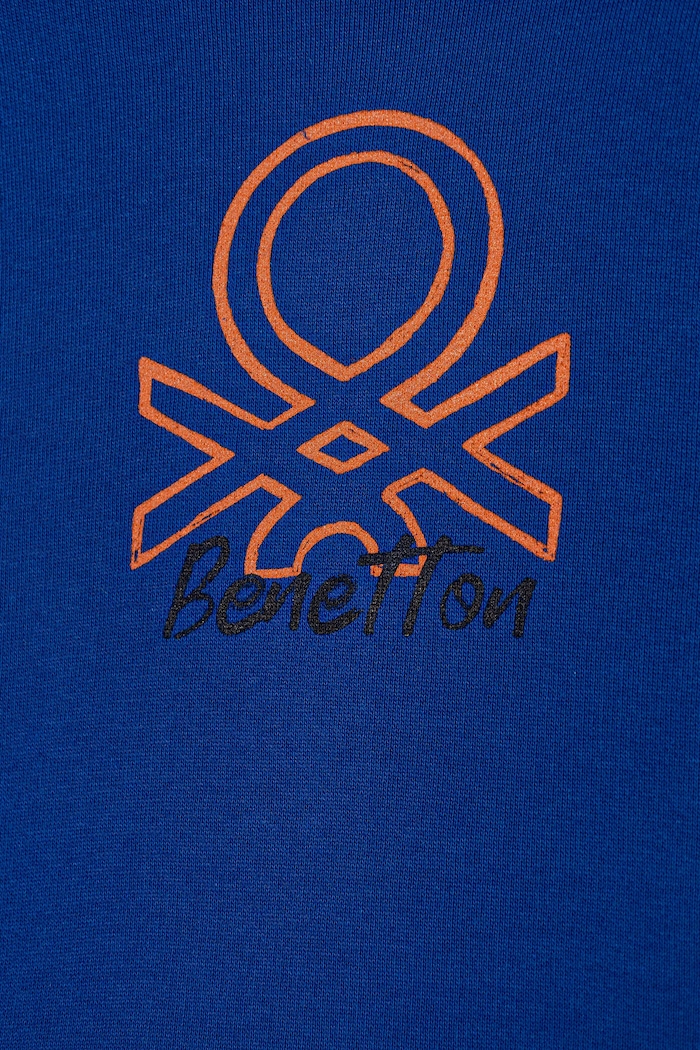 Παιδική βαμβακερή αθλητική φόρμα United Colors of Benetton 3J68GK00S.P.seasonal μπλε
