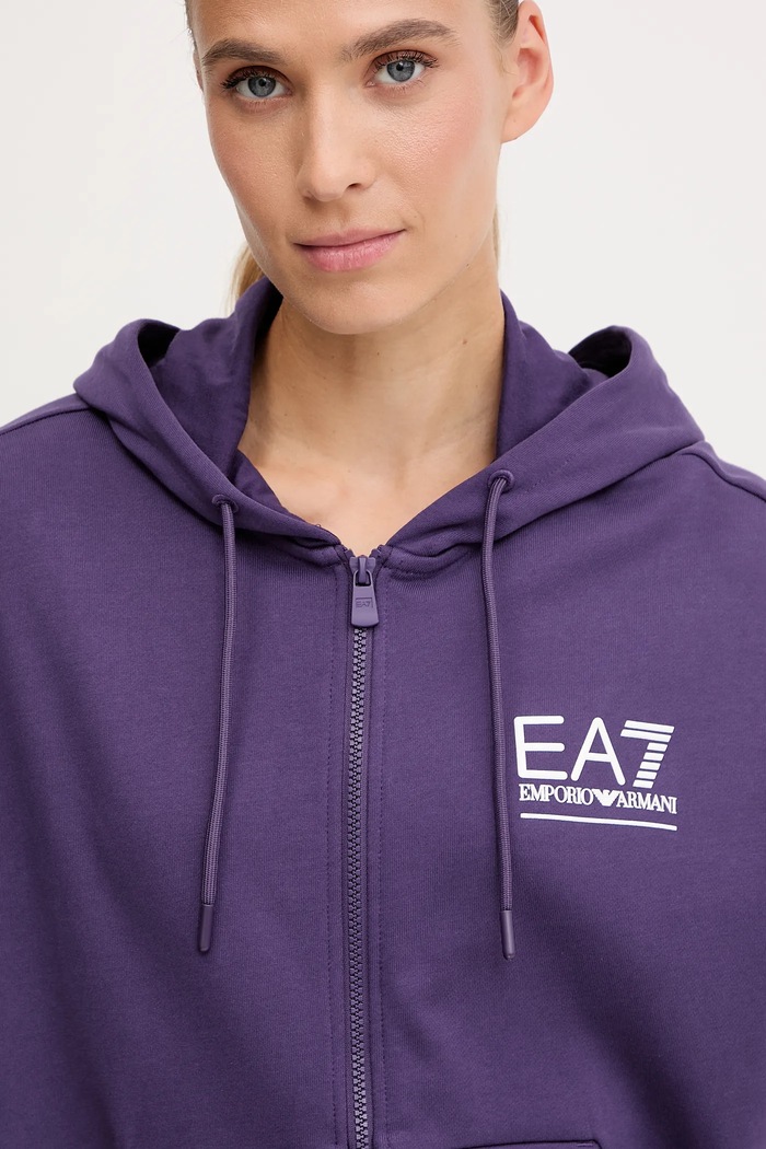 EA7 Emporio Armani dres AF12473.7W000420 fioletowy