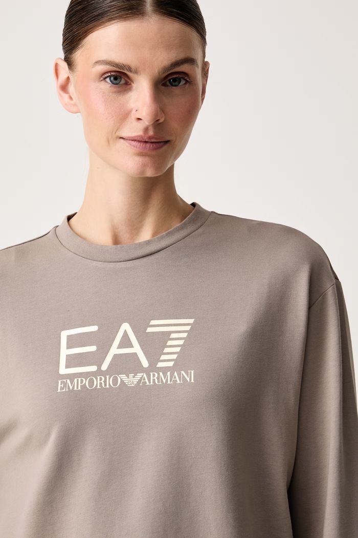 EA7 Emporio Armani спортен комплект анцуг дамски от памук с еластан AF13135.7W000115
