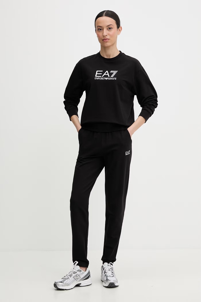 EA7 Emporio Armani trening tricotaj negru AF13135.7W000115