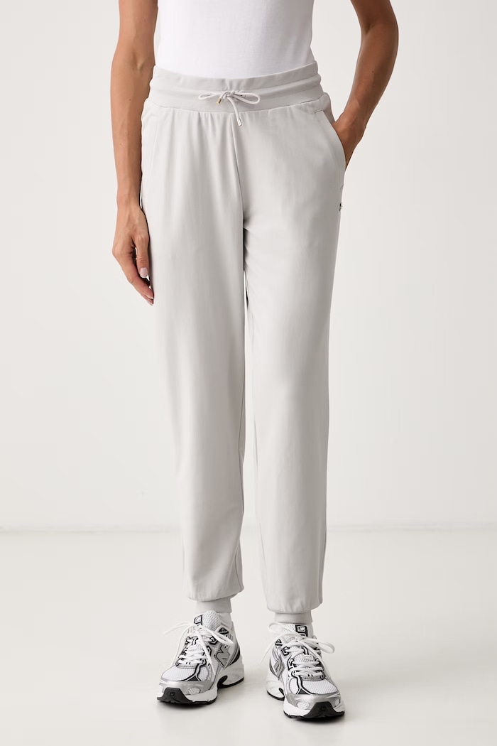 EA7 Emporio Armani compleu de trening pentru femei, din bumbac cu elastan AF13135.7W000463 gri