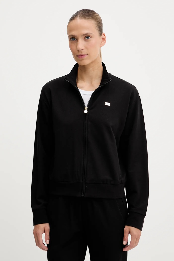 Oblečenie EA7 Emporio Armani tepláková súprava dámska bavlnená s elastanom AF13135.7W000463 čierna