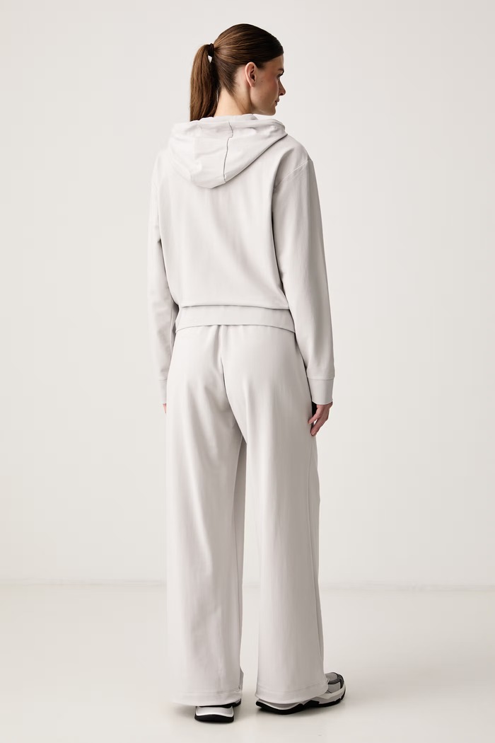 EA7 Emporio Armani спортен анцуг дамски от памук с еластан AF13135.7W000464 сив