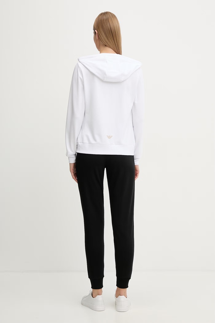 Odzież EA7 Emporio Armani komplet dresowy damski TJ9RZ.8NTV51 biały