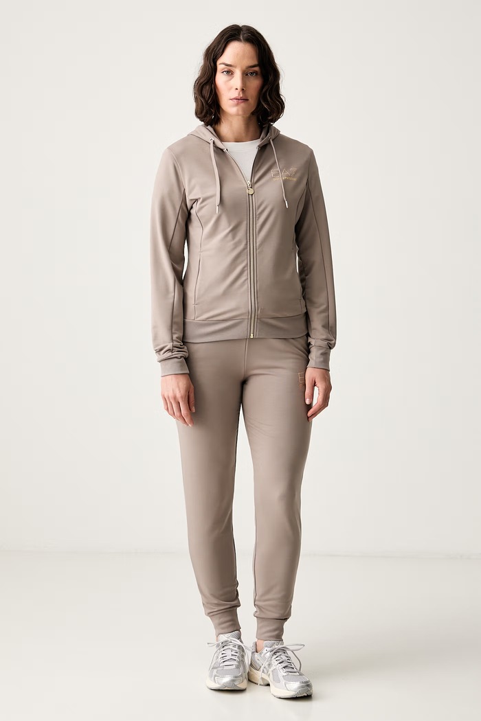 EA7 Emporio Armani komplet dresowy damski brązowy TJ9RZ.8NTV51