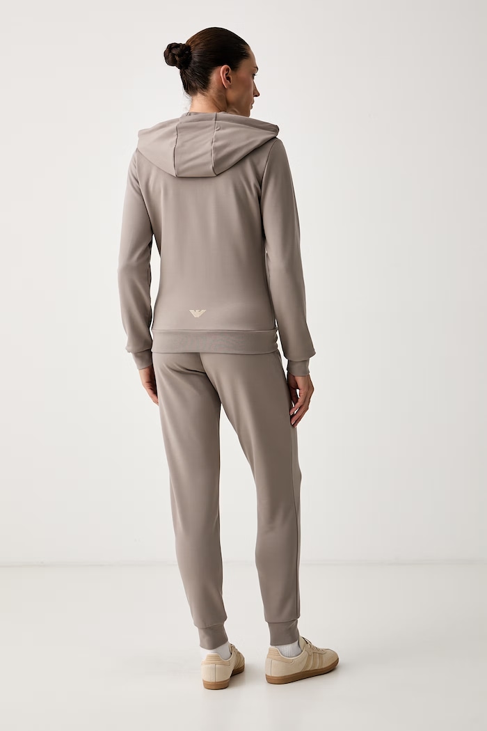 Odzież EA7 Emporio Armani komplet dresowy damski TJ9RZ.8NTV51 brązowy
