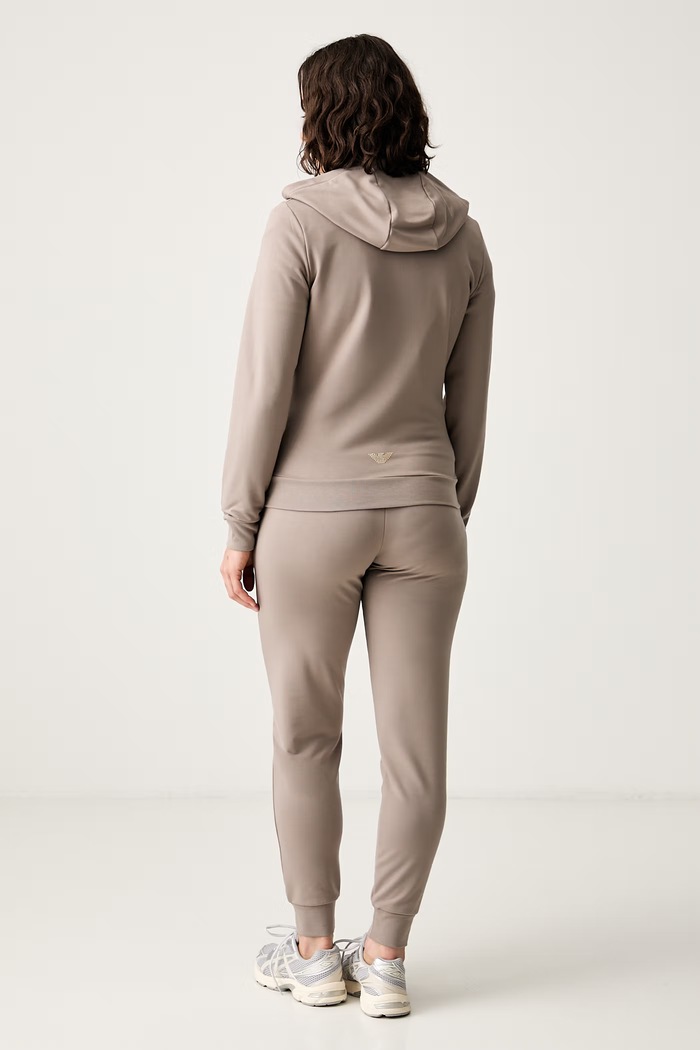 EA7 Emporio Armani komplet dresowy damski brązowy TJ9RZ.8NTV51