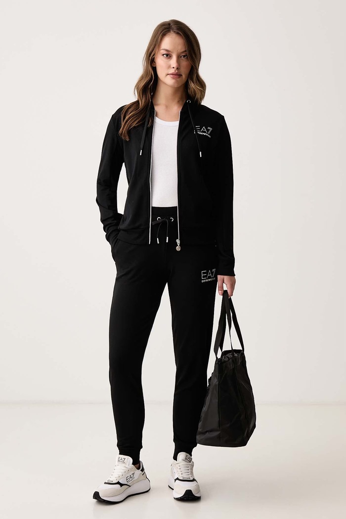 EA7 Emporio Armani Komplet dresowy damski TJ9RZ.8NTV51 czarny SS26