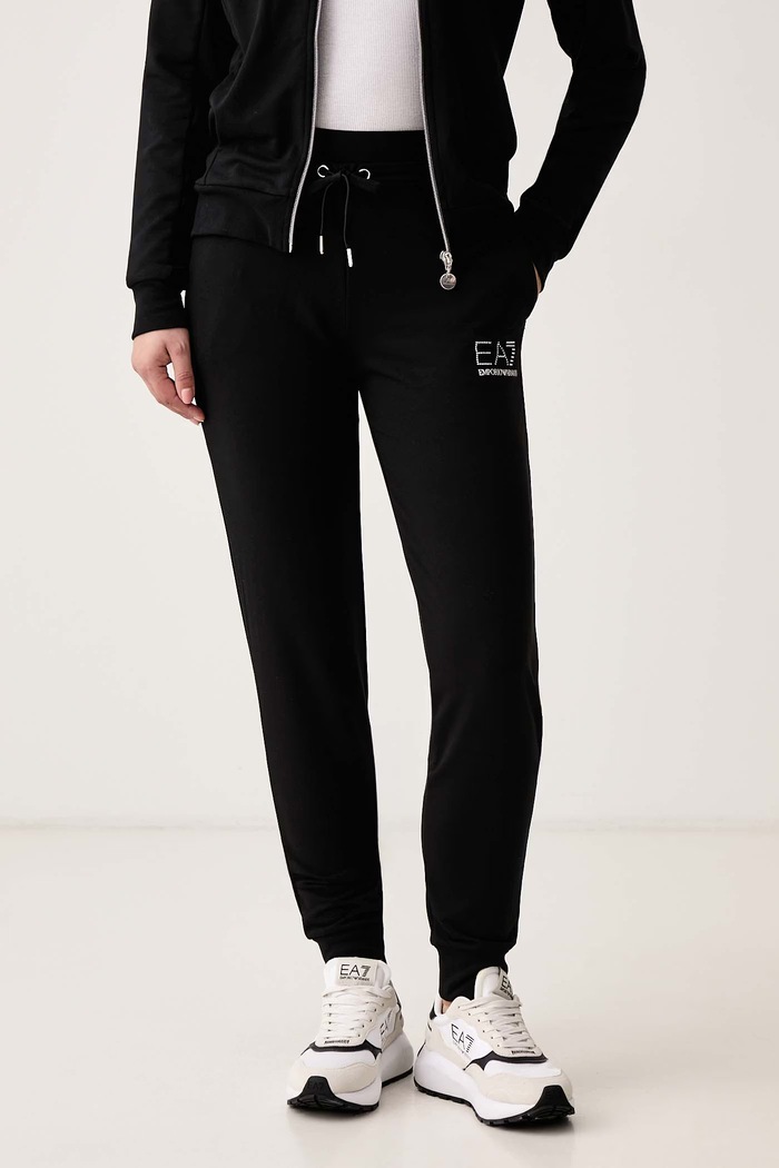 Komplet dresowy damski EA7 Emporio Armani czarny TJ9RZ.8NTV51