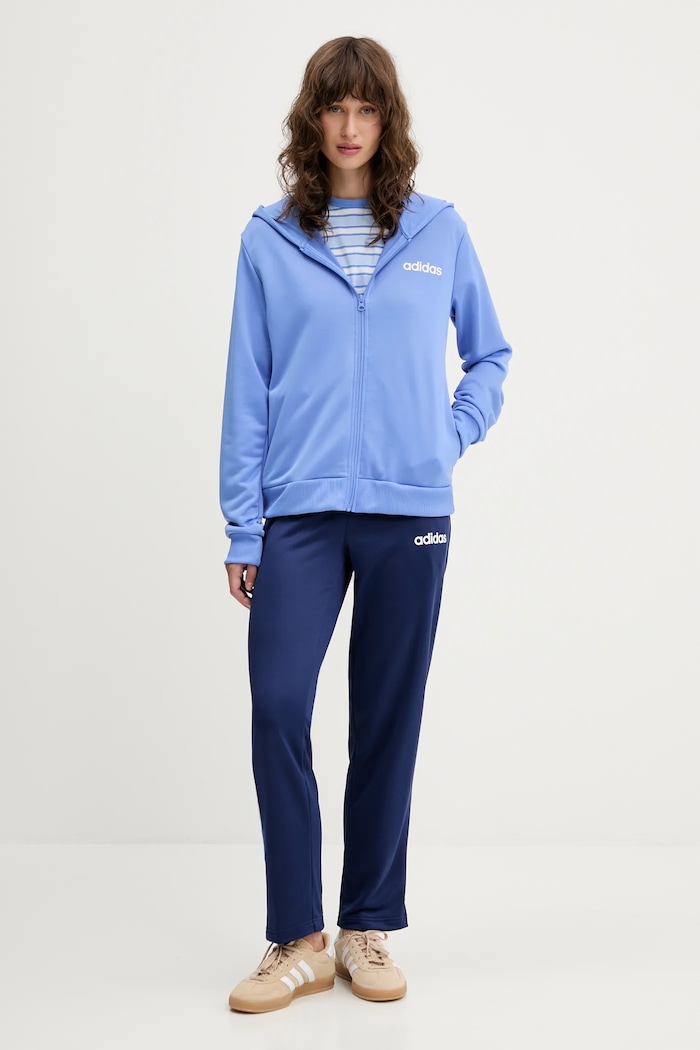 Tepláková súprava adidas Linear pletenina modrá JX0521