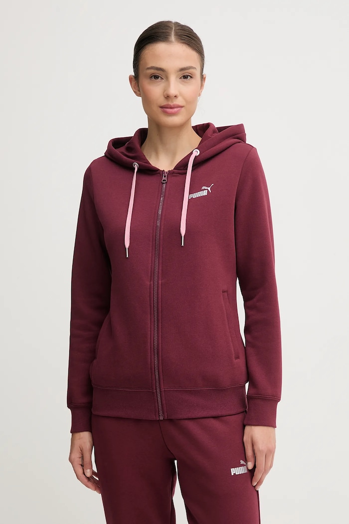 Tepláková súprava Puma 688161 burgundské AW25
