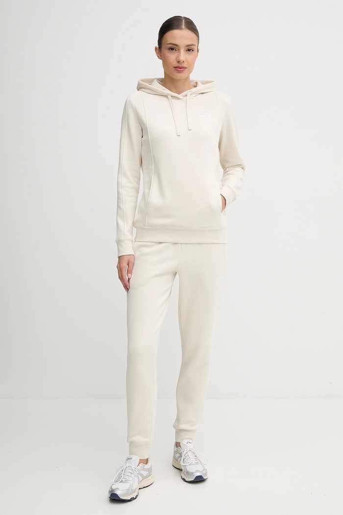 Puma melegítő szett sima bézs 688162