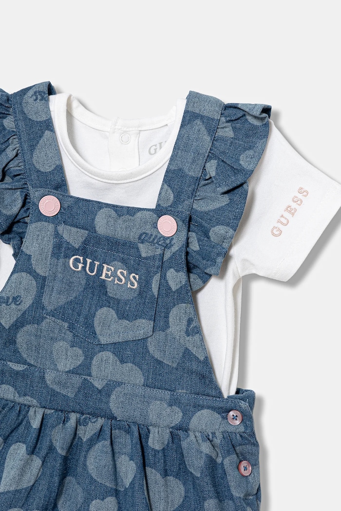 Σετ μωρού Guess 2-pack λευκό A5YG07.K6YW1.9BYA