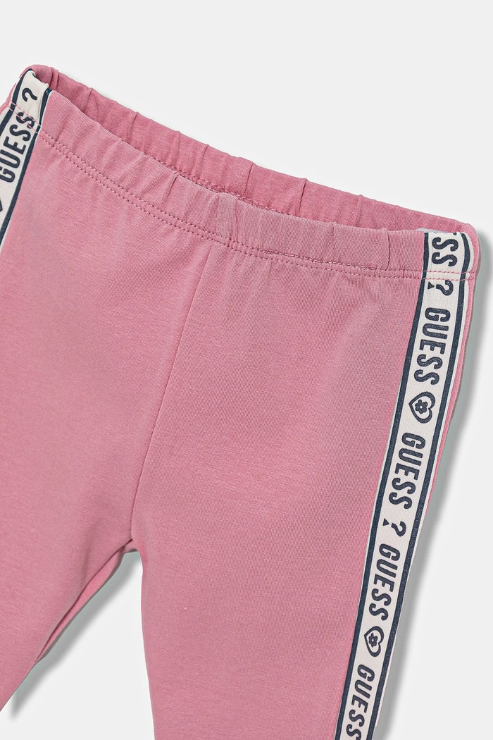 Dziewczynka Guess dres bawełniany niemowlęcy 2-pack A5YG10.KA6R4.9BYA różowy