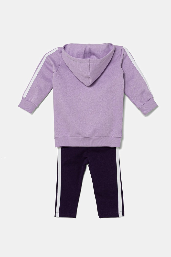 adidas komplet dresowy dziecięcy JN2247 fioletowy AW25