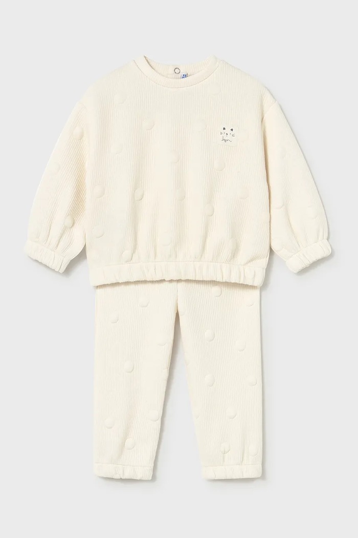 Trenirka za bebe Mayoral 2844.4J.Baby.9BYA bež AW25