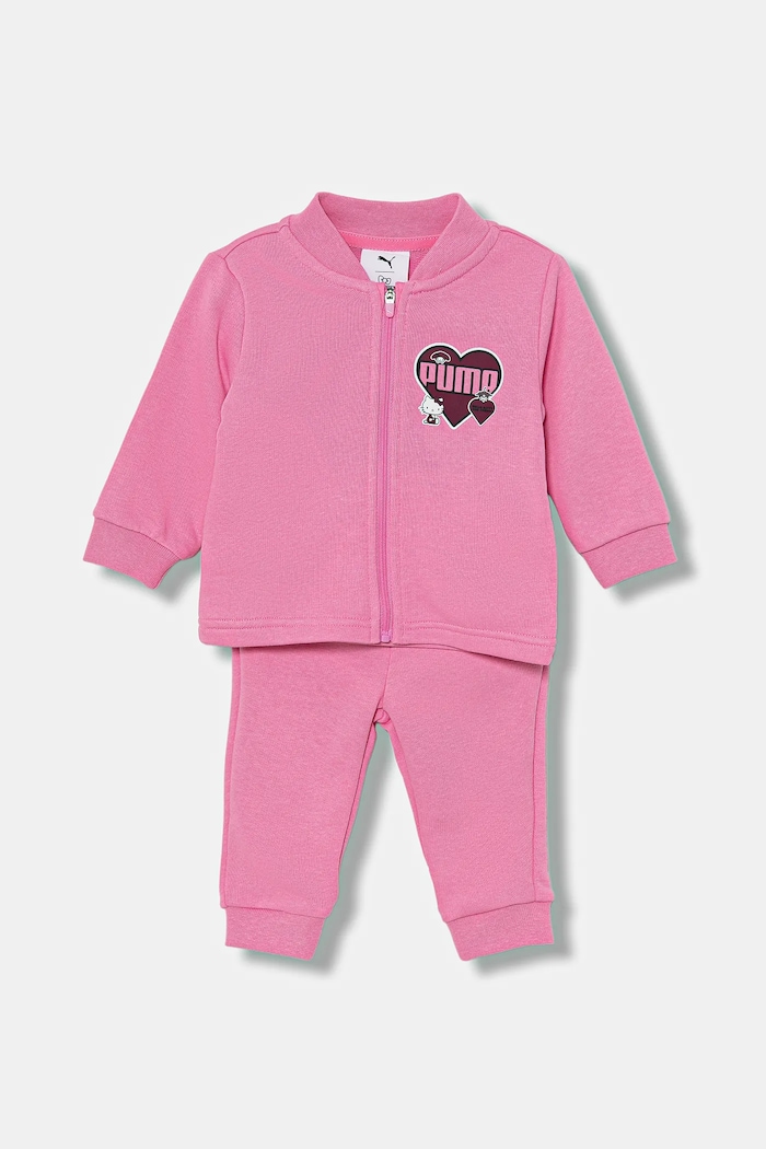 Puma komplet dresowy dziecięcy 2-pack tkanina różowy 632389