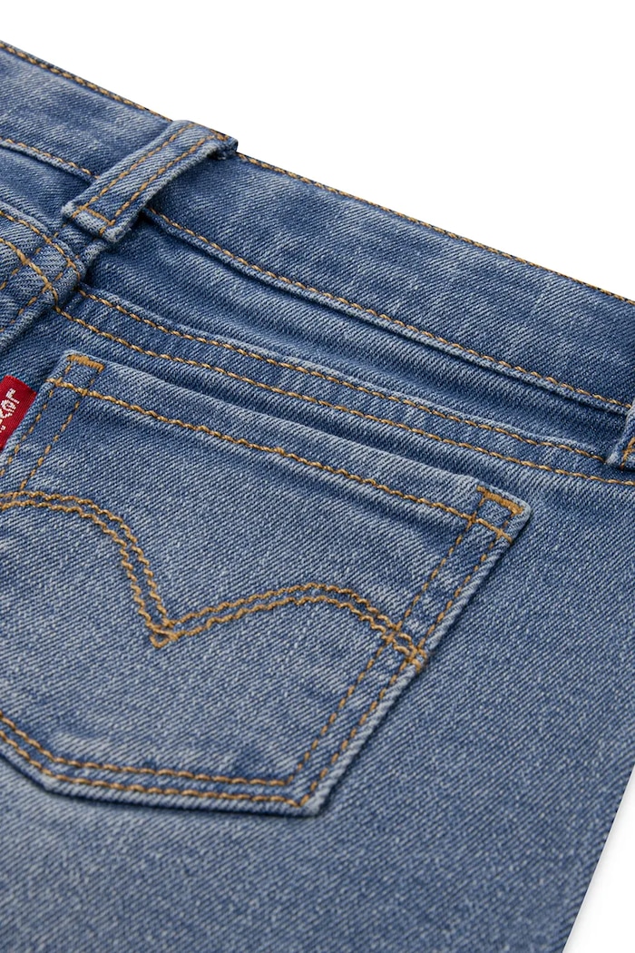 Compleu bebe JACKET TEE & WIDE JEAN SET Levi's 1EN551 albastru