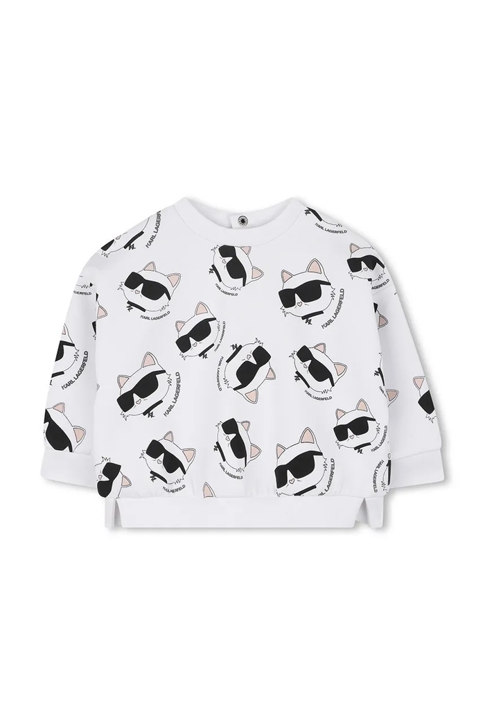 Dziewczynka Karl Lagerfeld dres niemowlęcy Z30656.67.81 biały