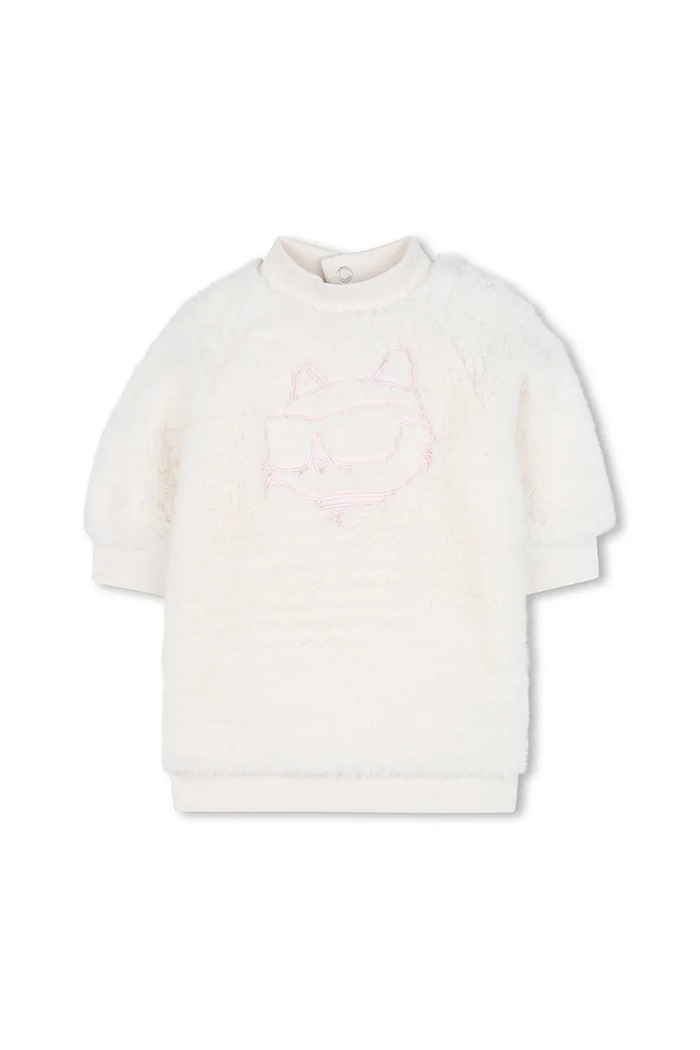 Dziewczynka Karl Lagerfeld dres bawełniany niemowlęcy Z30971.67.81 różowy