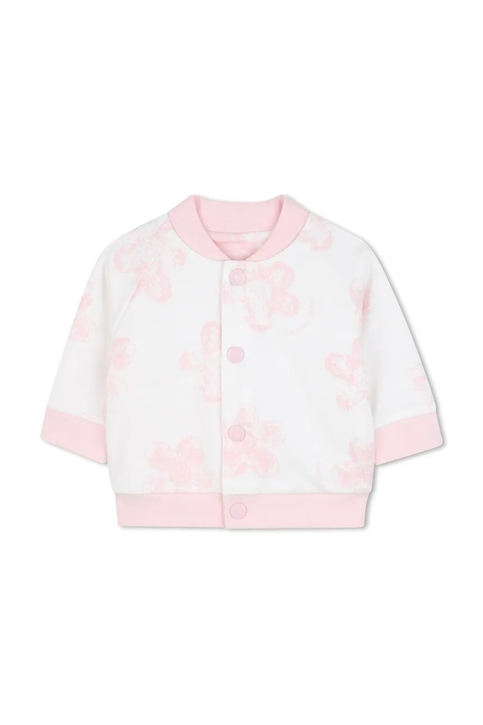 Fete MARC JACOBS Set pentru bebeluși din bumbac cu două fețe W60693.71.81 roz