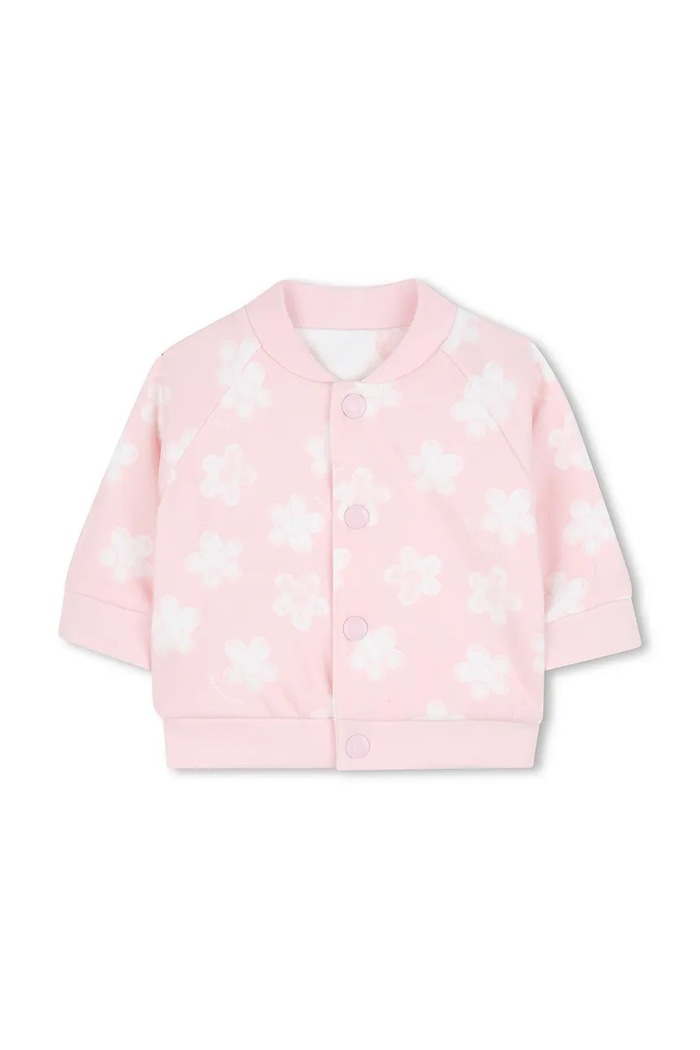 Set pentru bebeluși din bumbac cu două fețe MARC JACOBS W60693.71.81 roz