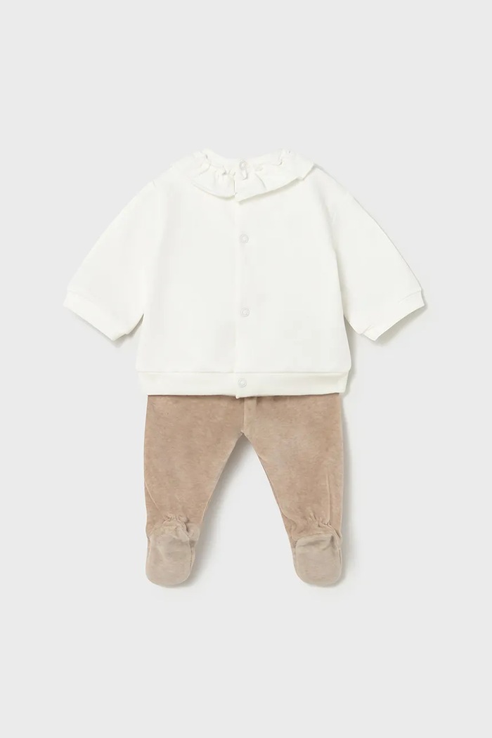 Mayoral Newborn compleu bebe 2555.2B.Newborn.9BYA bej AW25