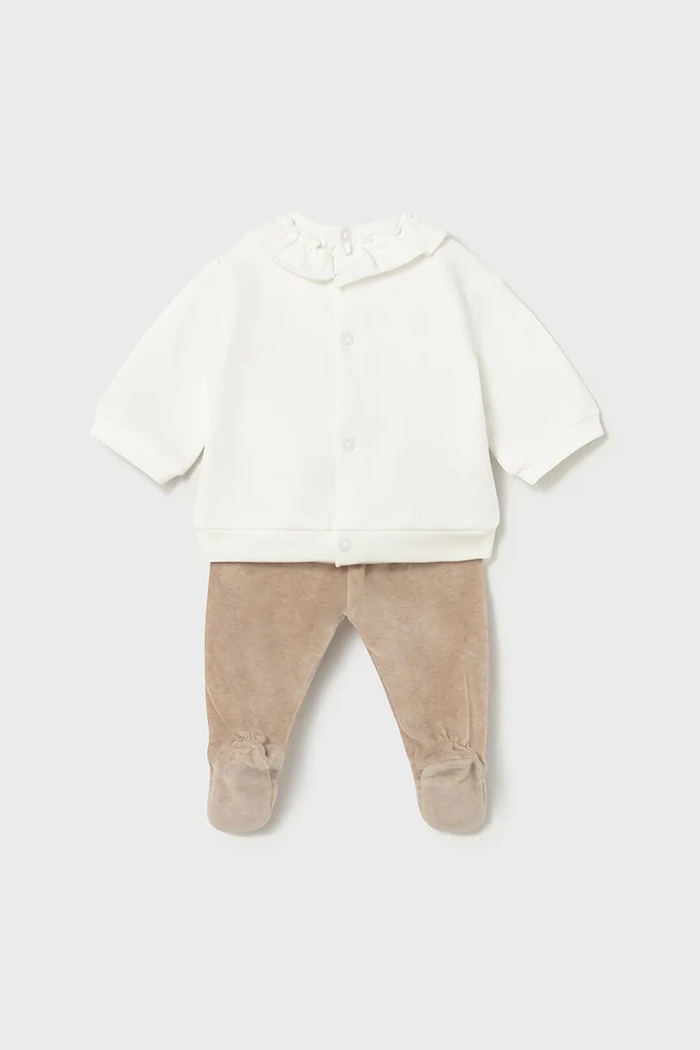 Mayoral Newborn compleu bebe 2555.2B.Newborn.9BYA bej AW25
