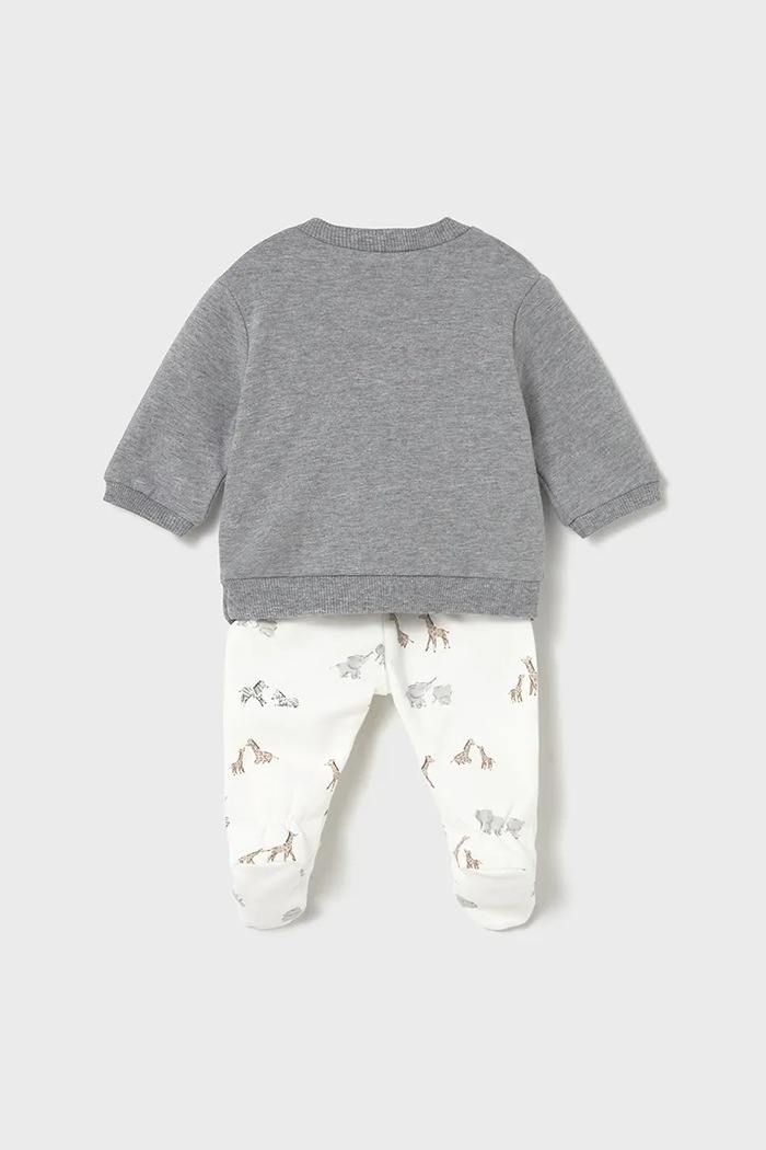Mayoral Newborn Compleu bebe 2557.2F.Newborn.9BYA gri AW25