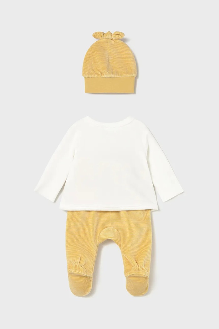 Mayoral Newborn compleu bebe 2559.2H.Newborn.9BYA galben AW25