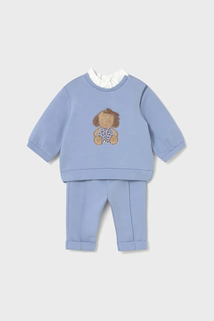 Mayoral Newborn compleu bebe tricotaj albastru 2560.2E.Newborn.9BYA