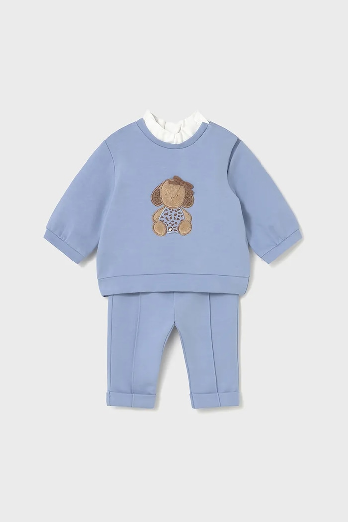 Mayoral Newborn compleu bebe tricotaj albastru 2560.2E.Newborn.9BYA